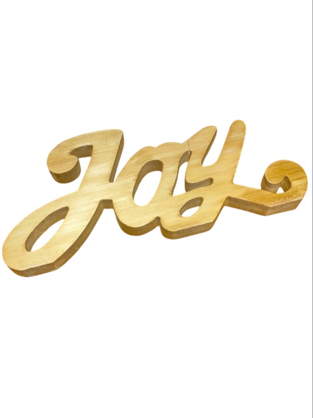 Ashland Christmas tabletop decor “joy “ nwt wood